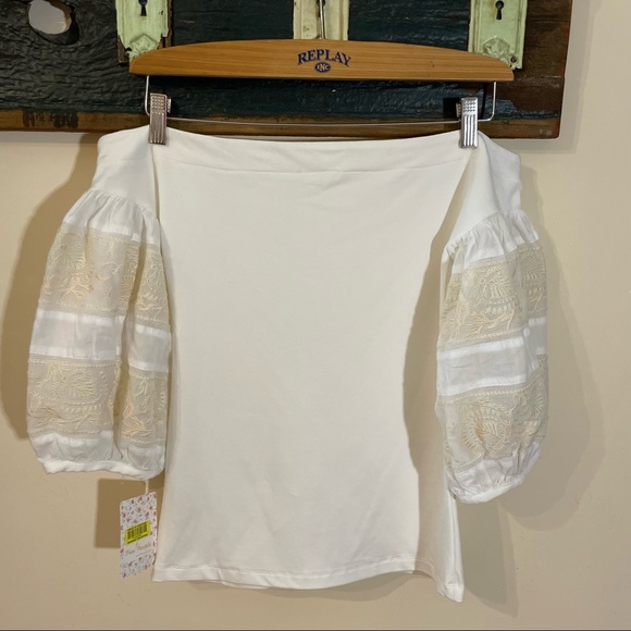 Free People Rock With It Puff Sleeve Top Size XS - Picture 9 of 16